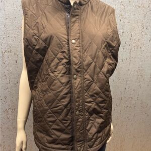 Tom Beckbe Women's Loxley Quilted Rye Brown Vest